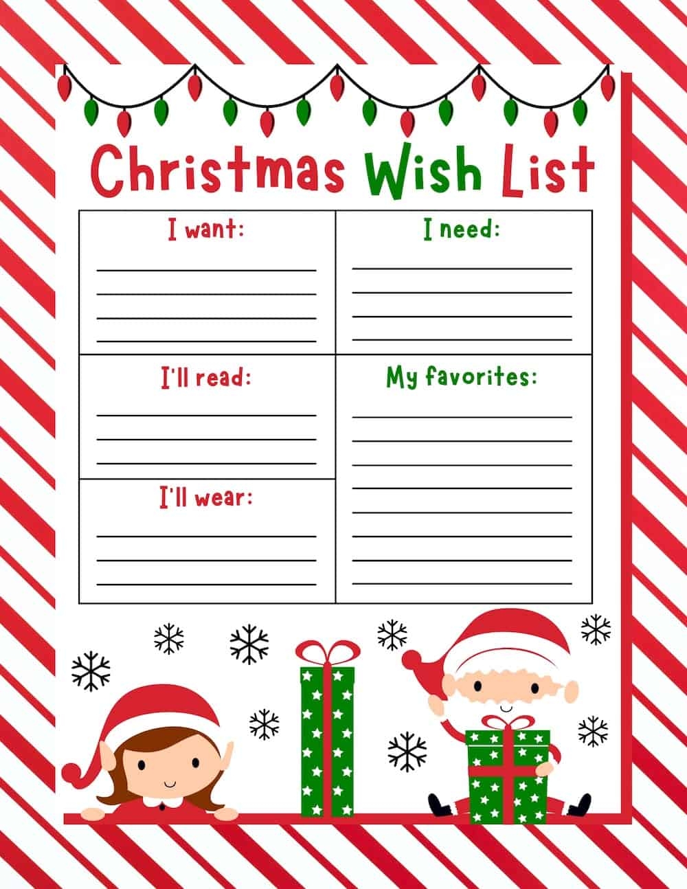 10 Free Christmas Wish List Printables For Kids Prudent Penny Pincher 10 Free Christmas Wish List Printables For Kids Prudent Penny Pincher
