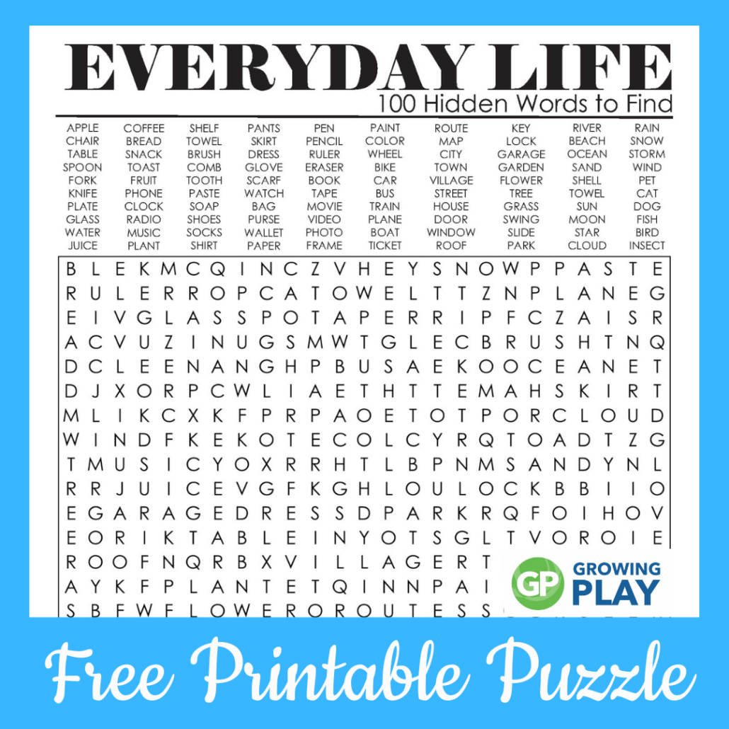 word search puzzles printable free
