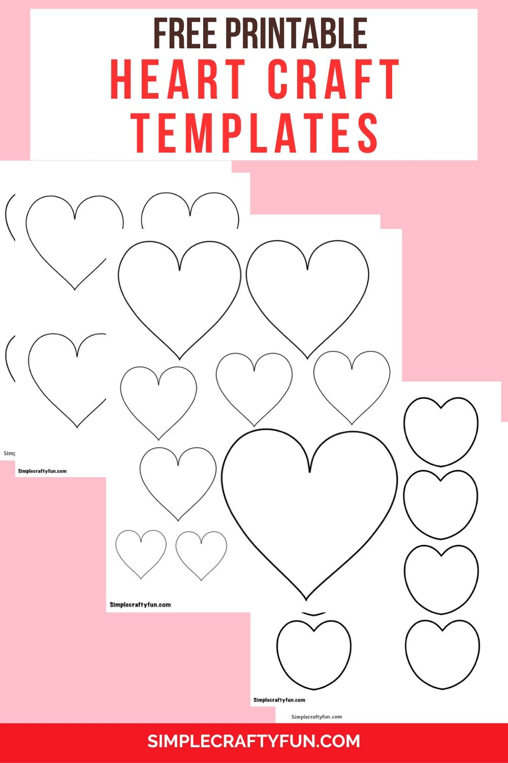 free printable heart templates