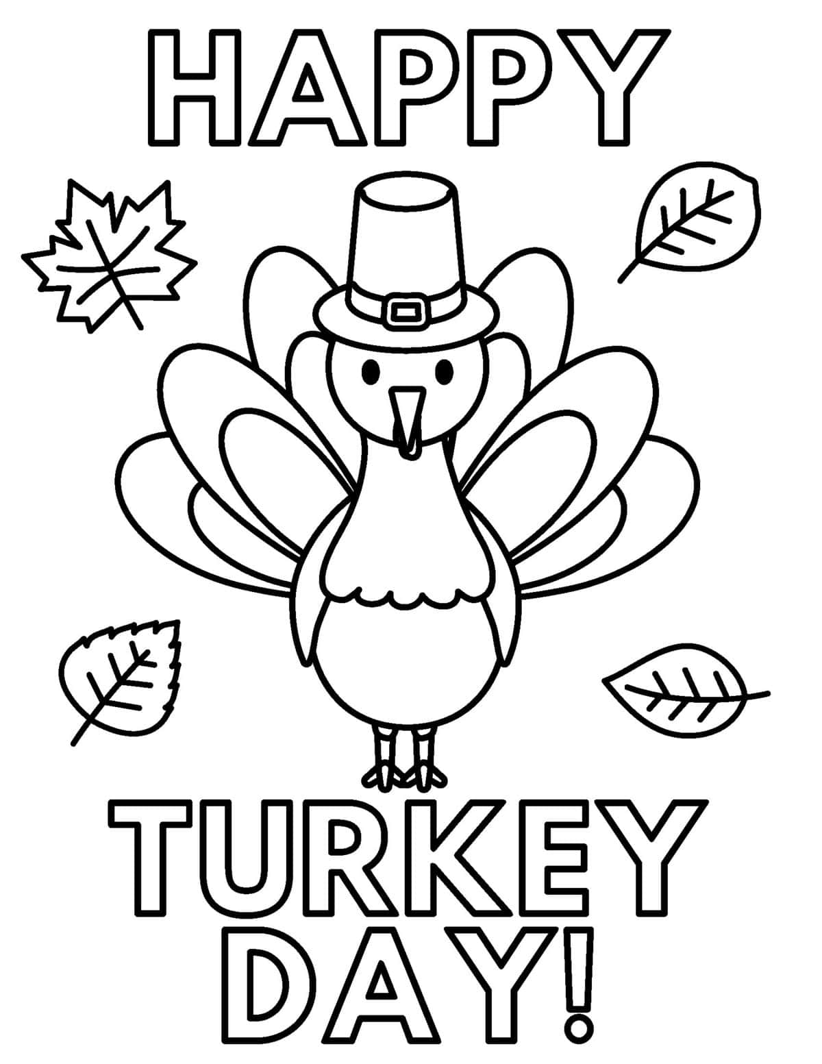 free printable thanksgiving coloring sheets