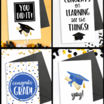 4 Printable Free Graduation Cards