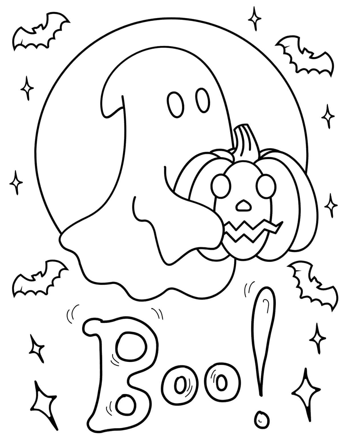 free halloween printables coloring pages