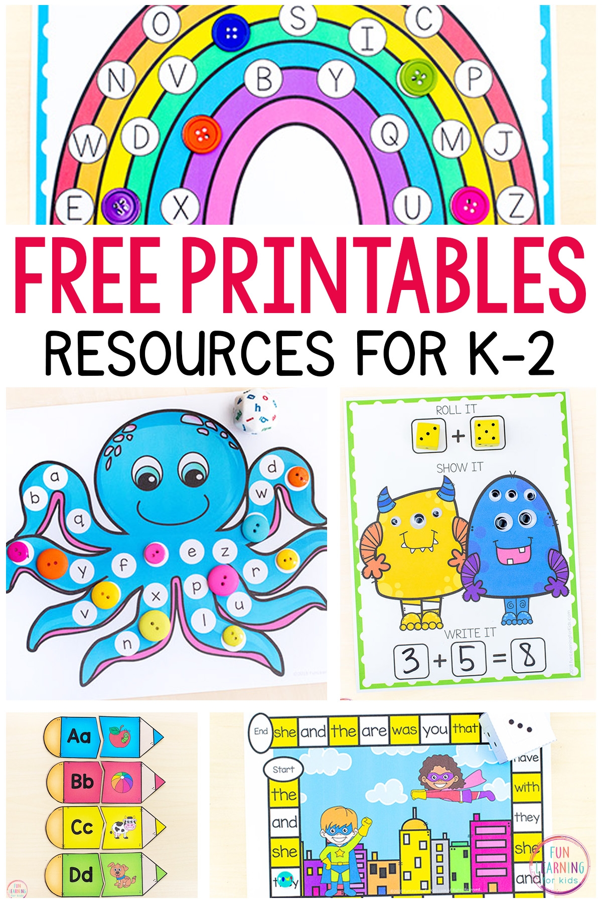 free printable activity sheets