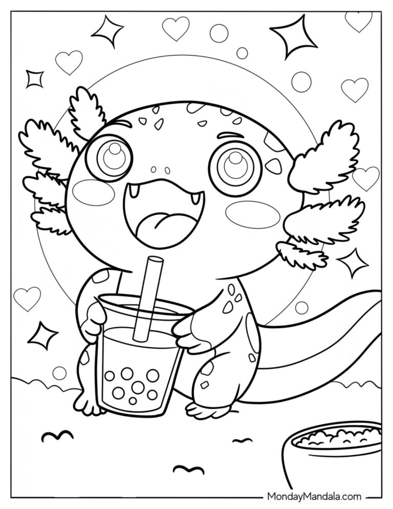 50 Cute Coloring Pages Free PDF Printables 