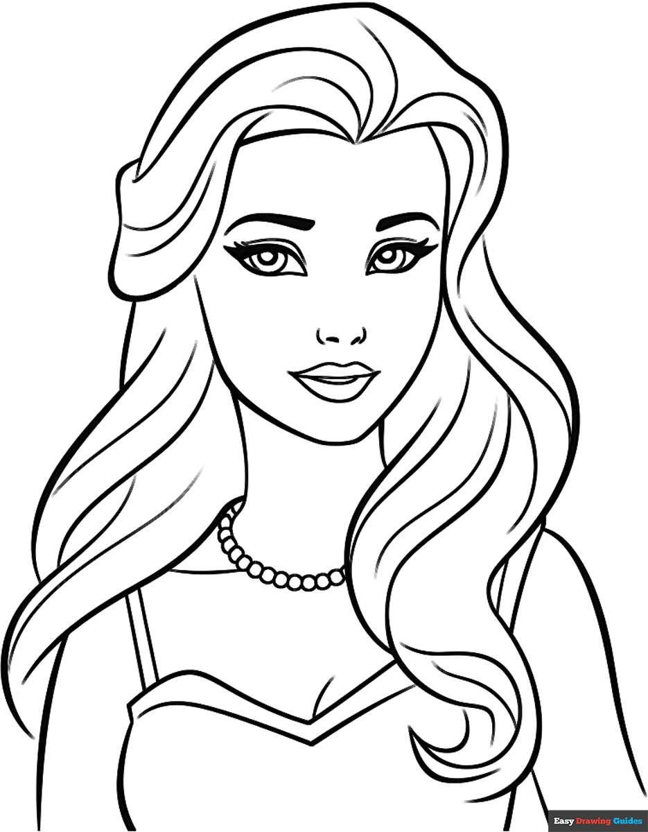 free barbie printable coloring pages free barbie printable coloring pages