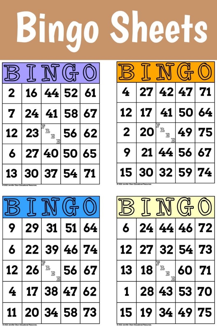 free printable bingo cards 1 75 pdf