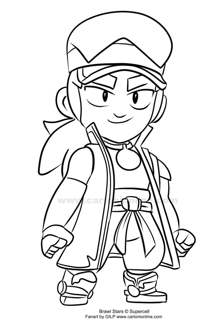 brawl stars printable free character