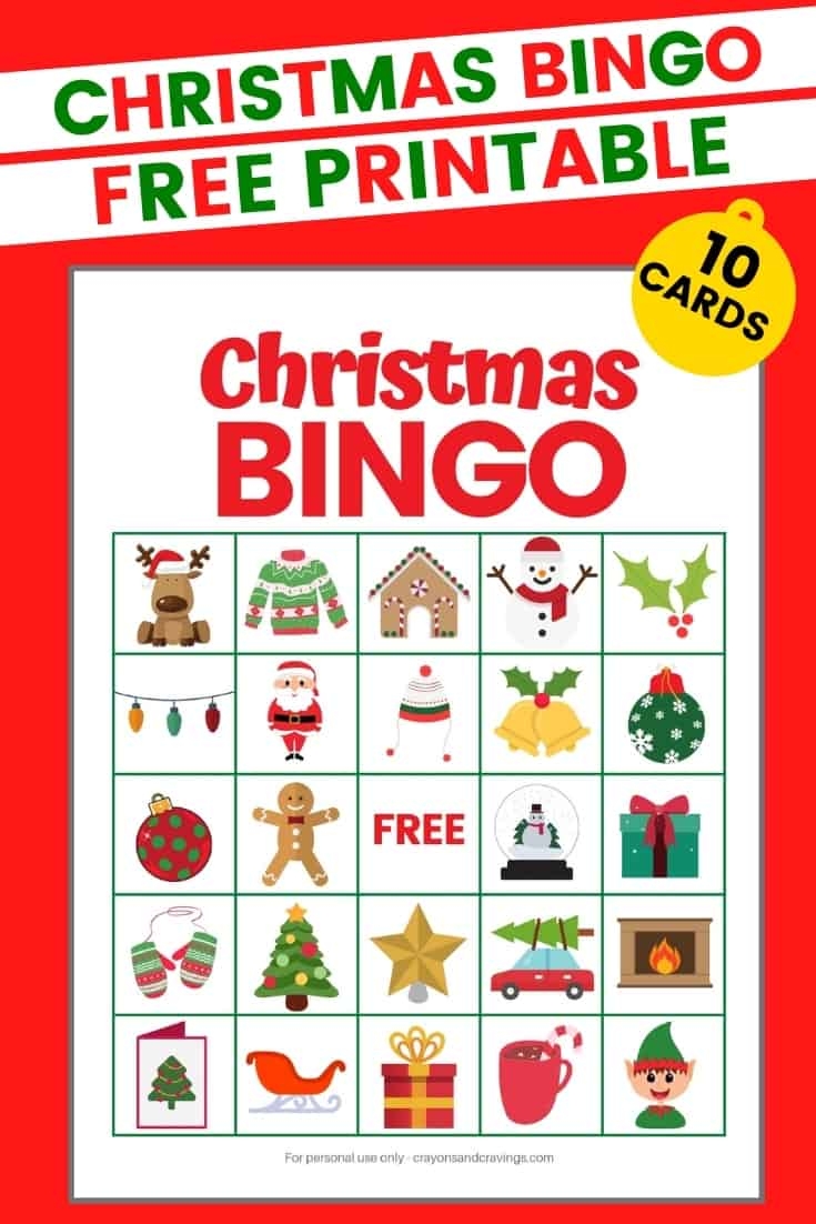 christmas bingo free printables
