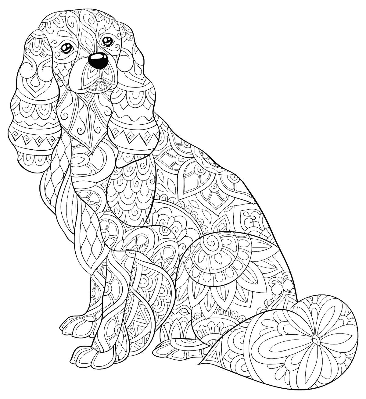 free printable coloring pages of dogs