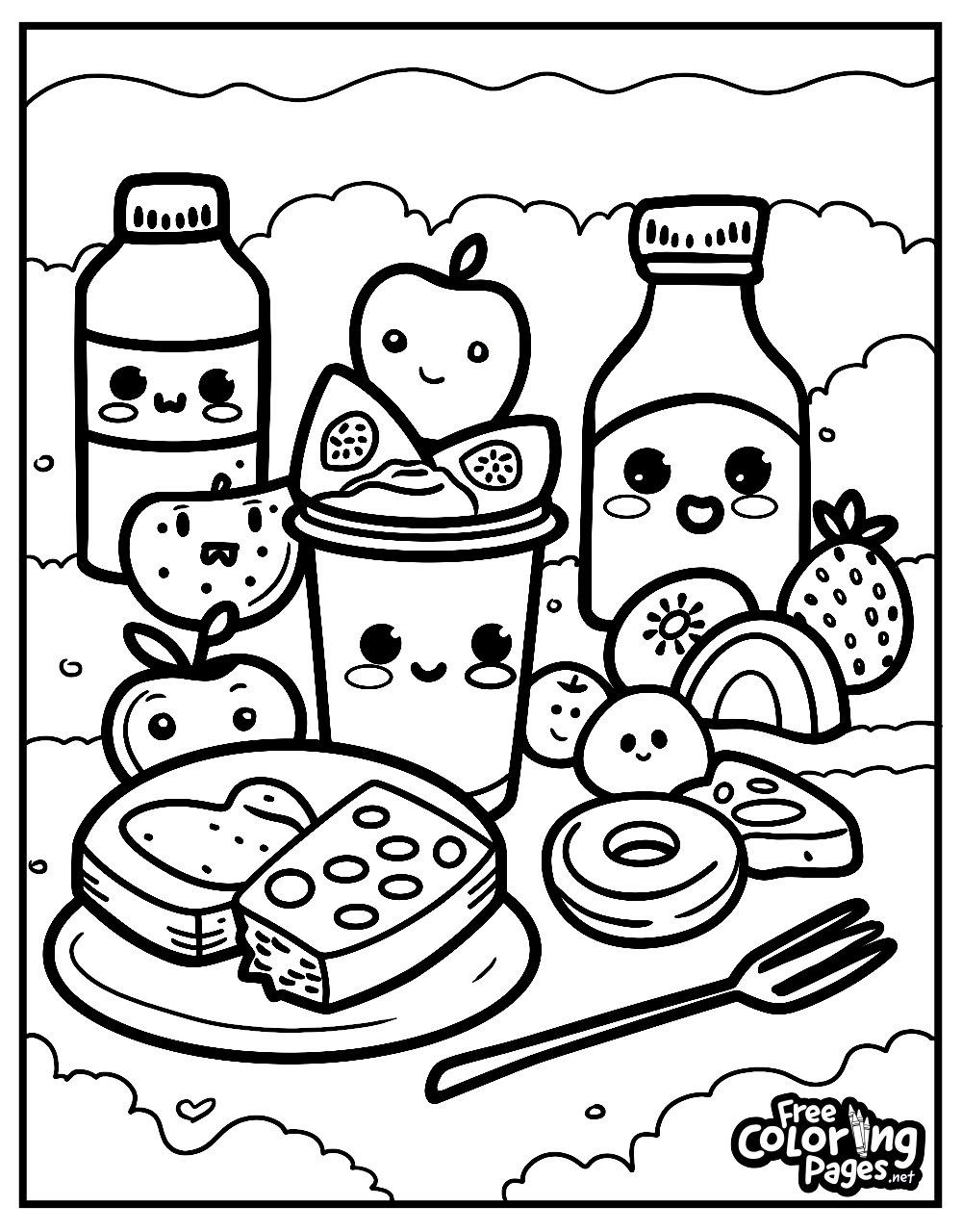 cute coloring pages free printable