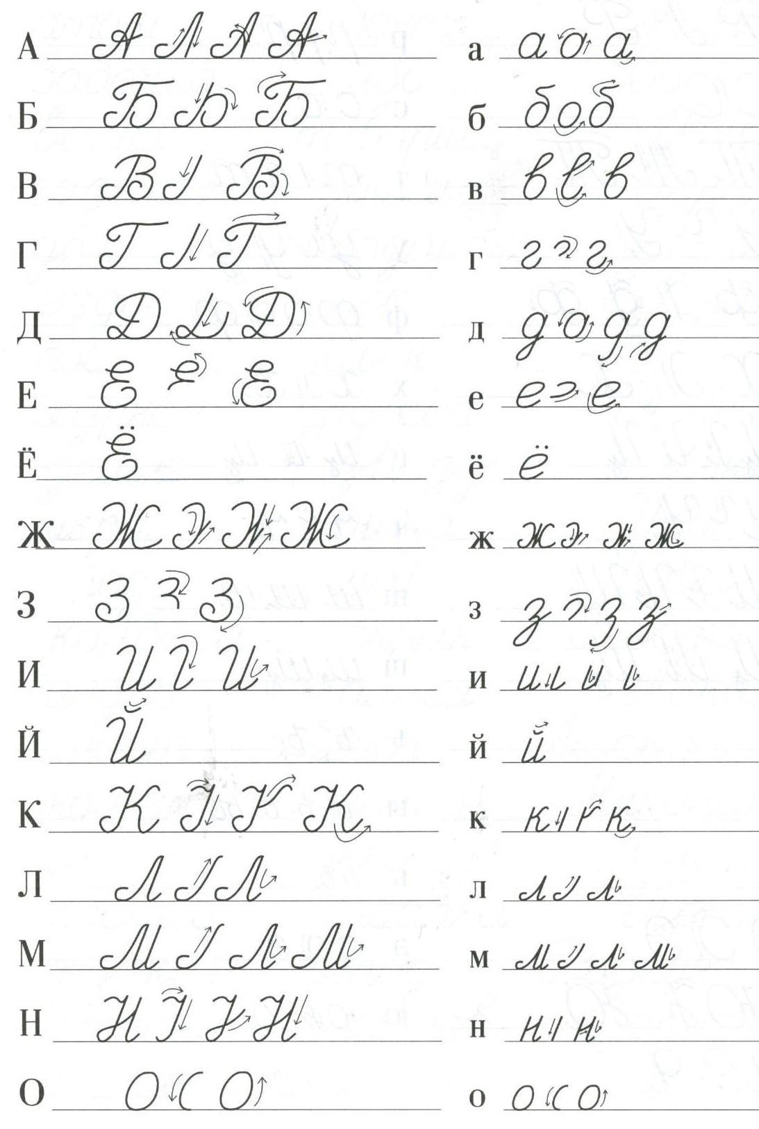  Easy Read And Write Russian Cursive For Adults video Pdf Worksheets 