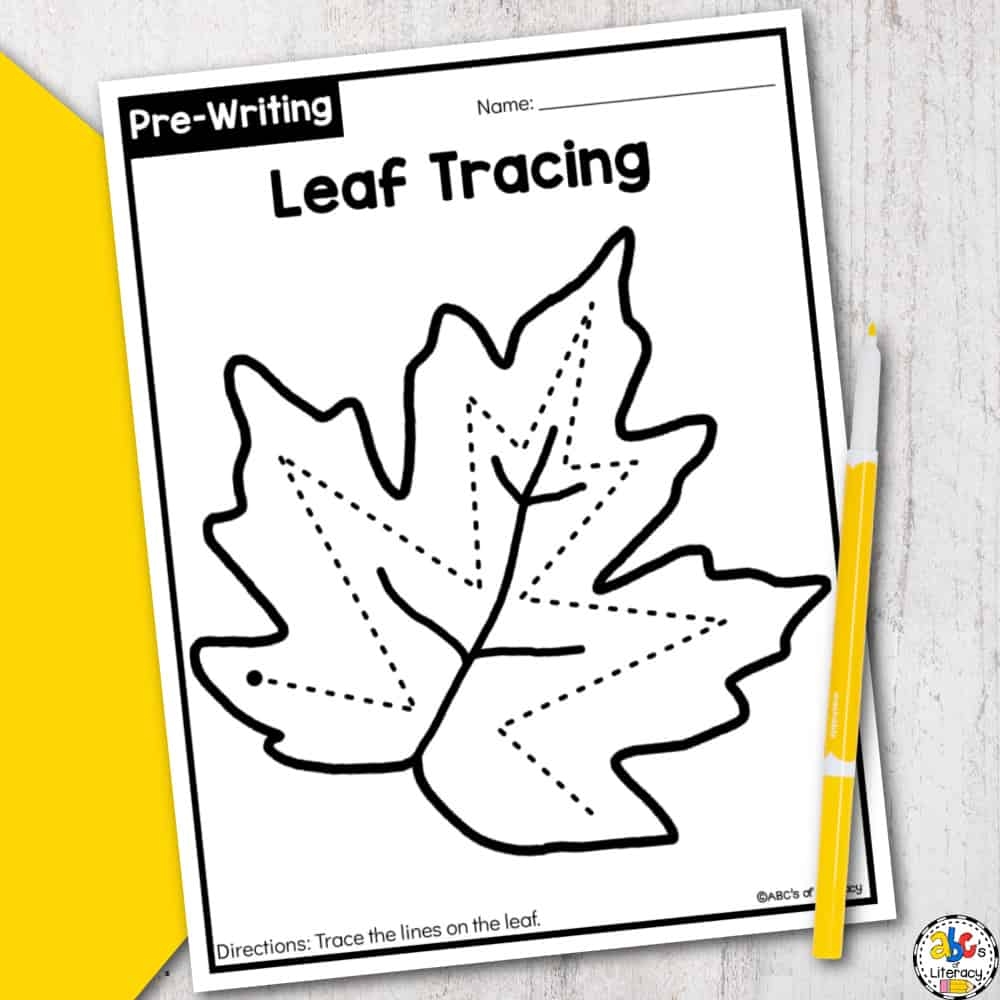fall preschool activities printables