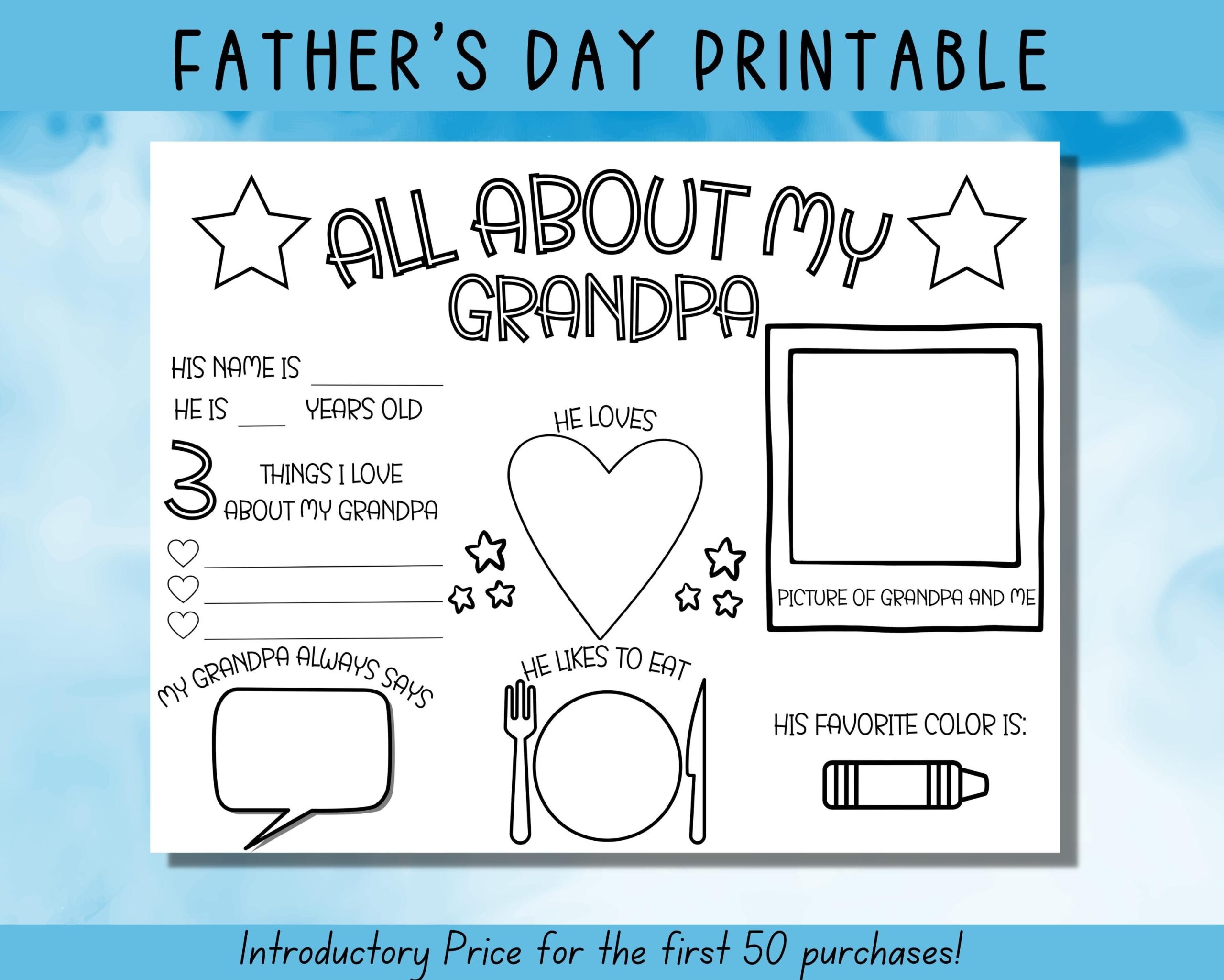 free fathers day printables