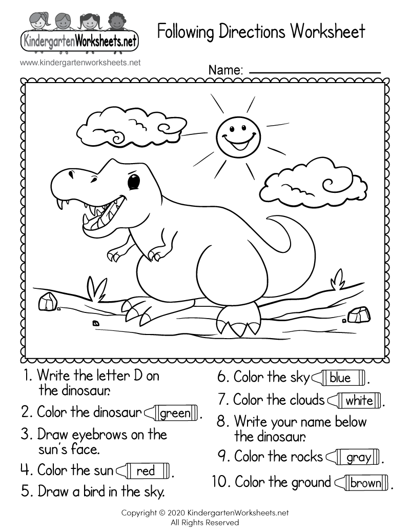 free printable activity worksheets