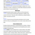 Free Durable Financial Power Of Attorney Forms PDF Word