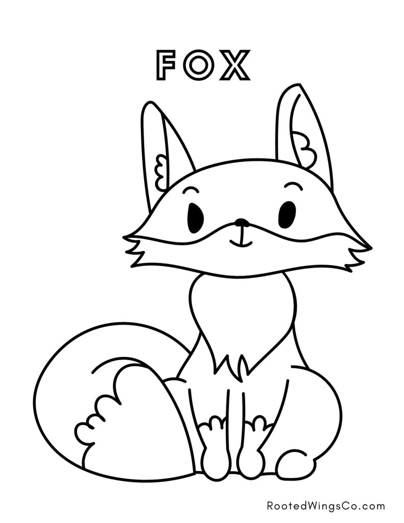 free animal coloring printables