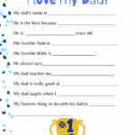 Free Father s Day Keepsake Printable Our Tiny Nest
