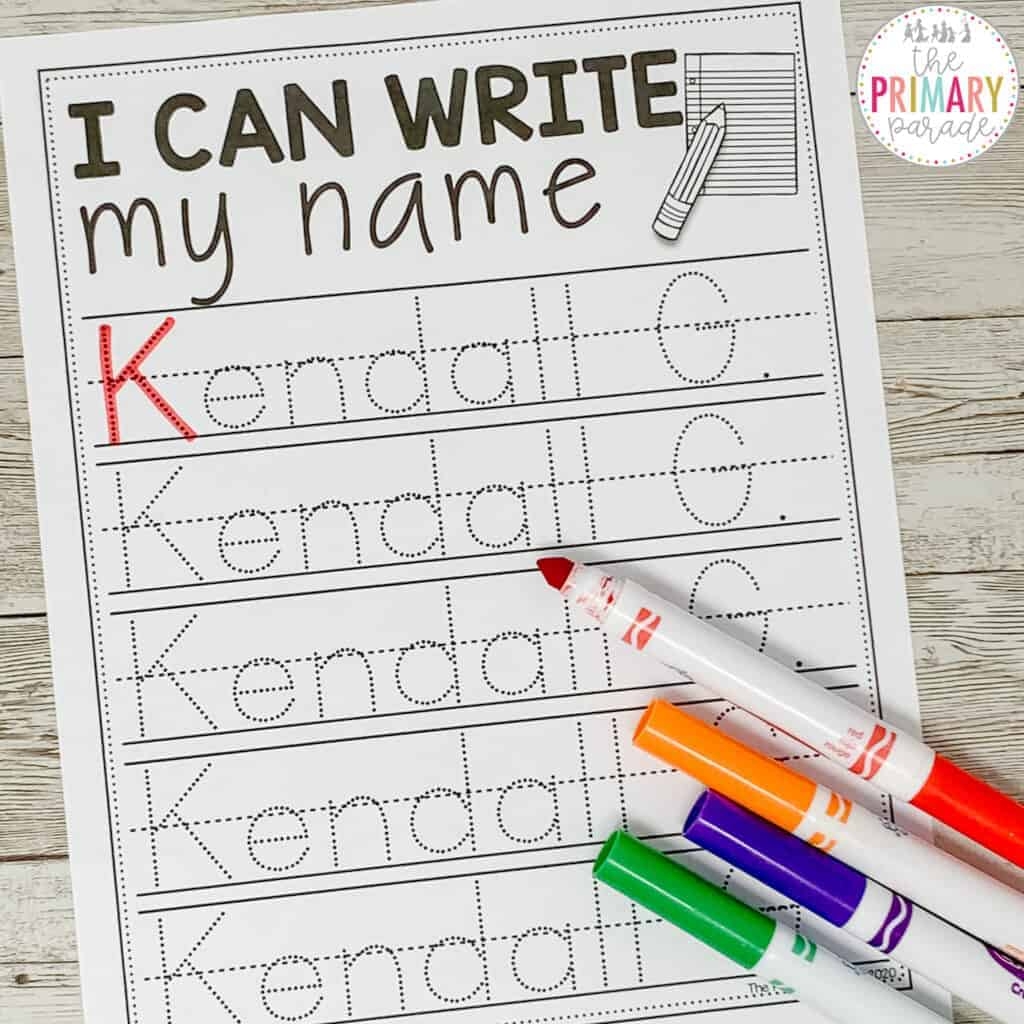 free printable name tracing