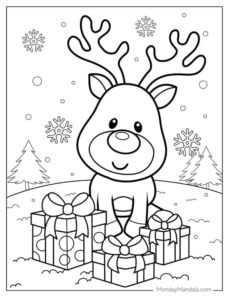 christmas coloring pages free printable