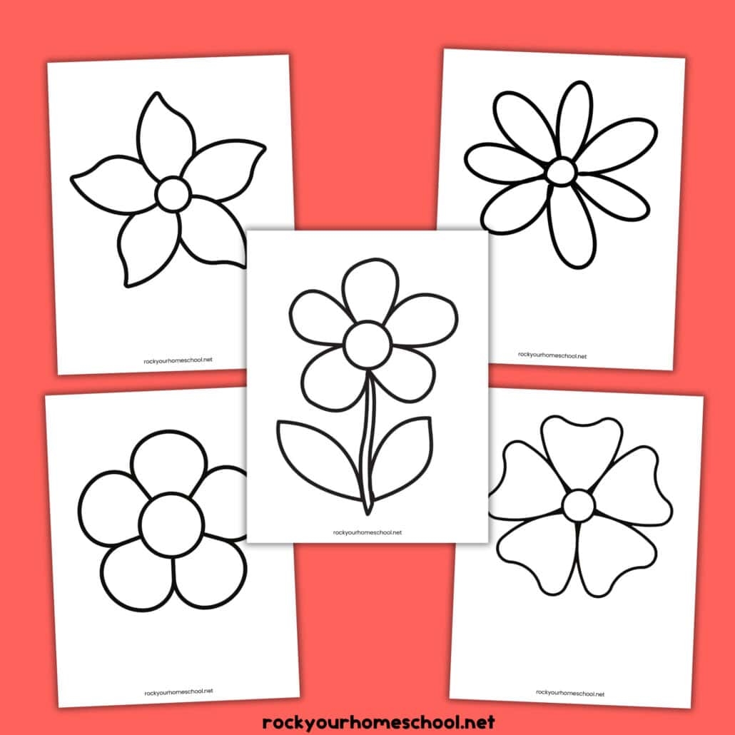 flower printables free template flower printables free template