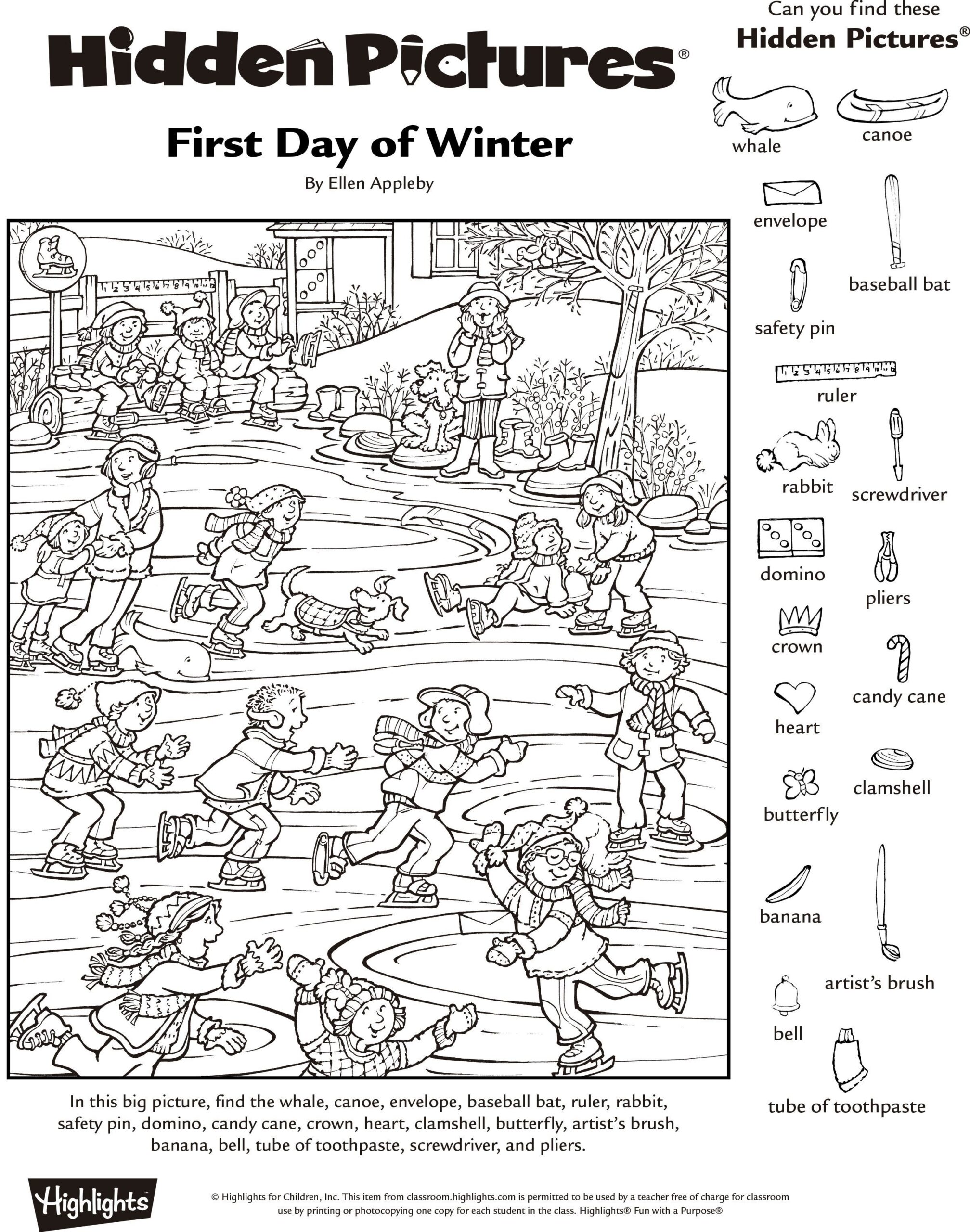 free printable hidden pictures