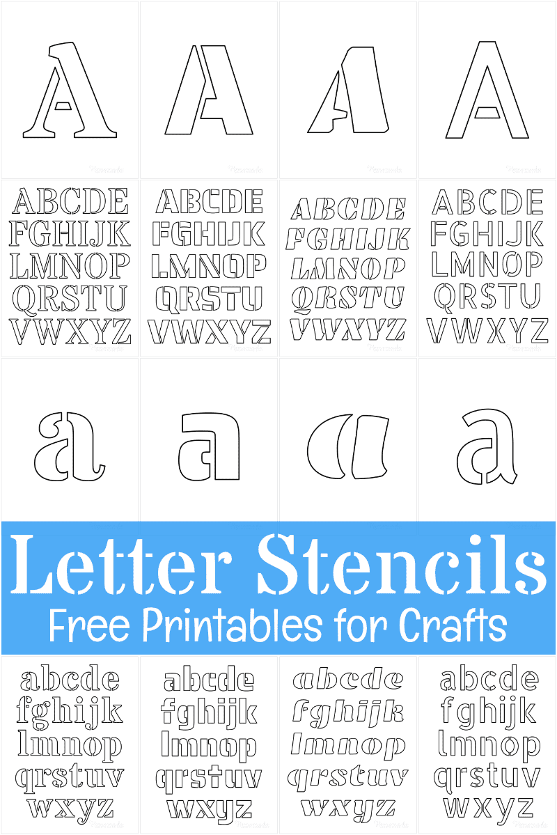 free letter stencils printable free letter stencils printable
