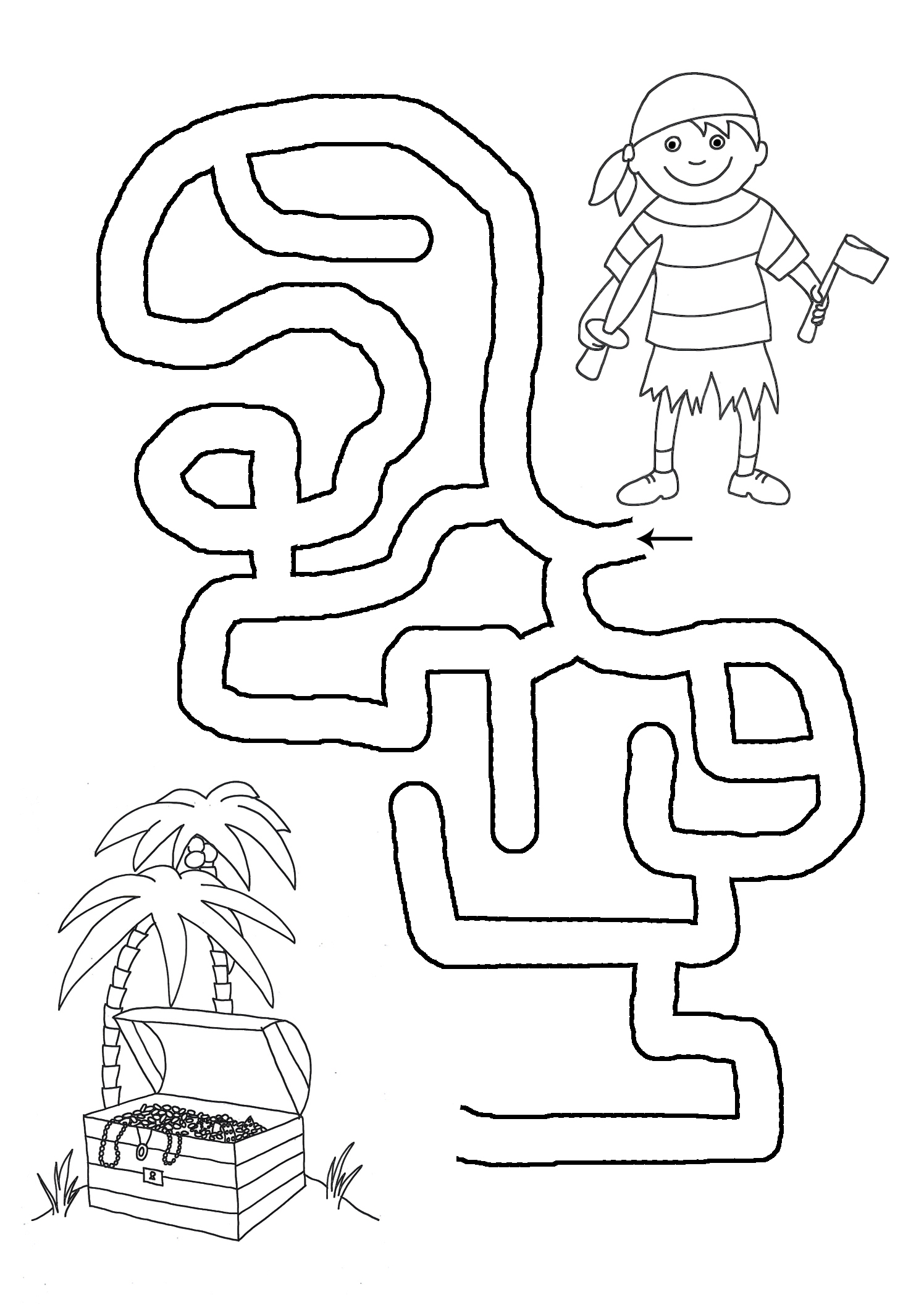 mazes for preschoolers printable