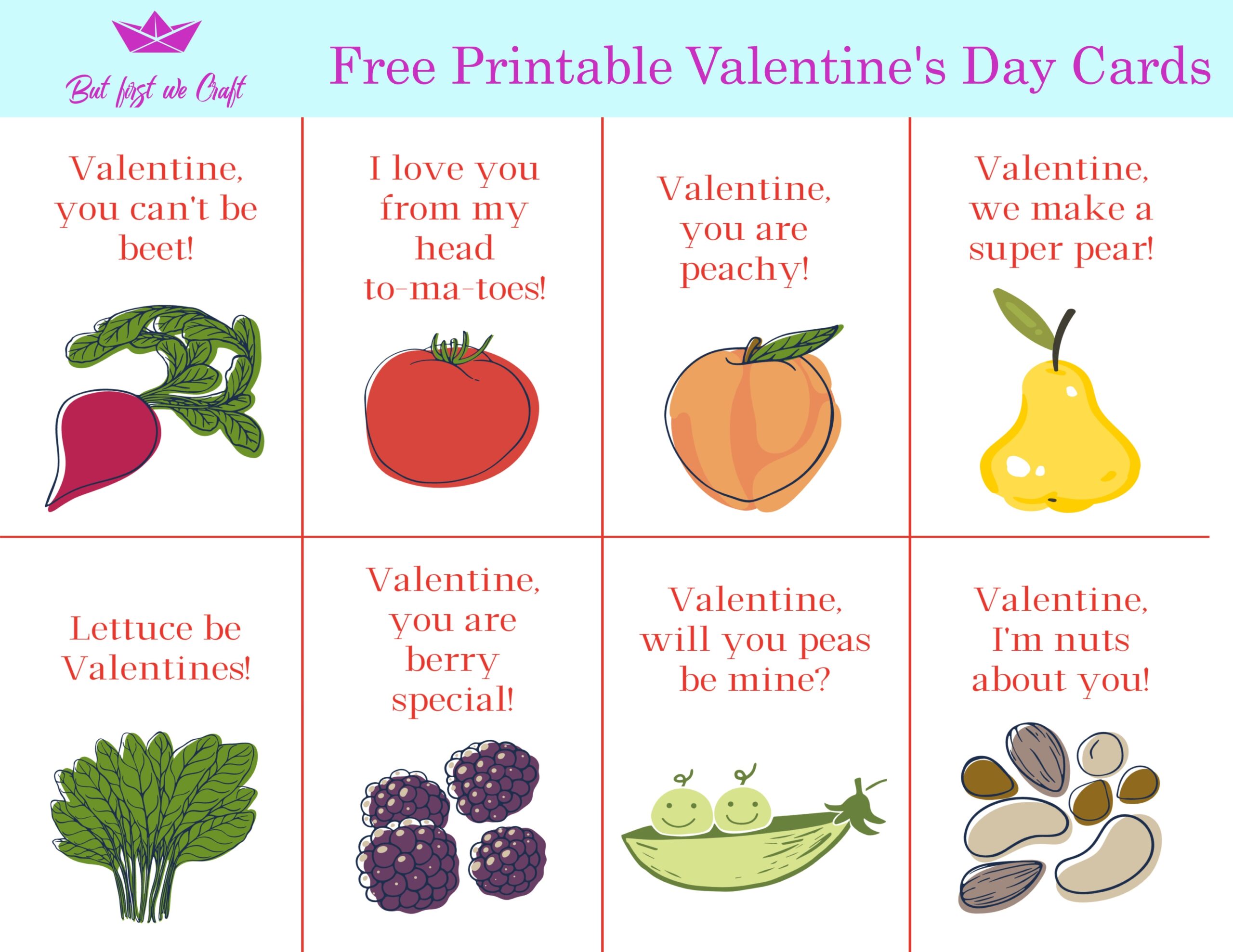 printable valentines cards free