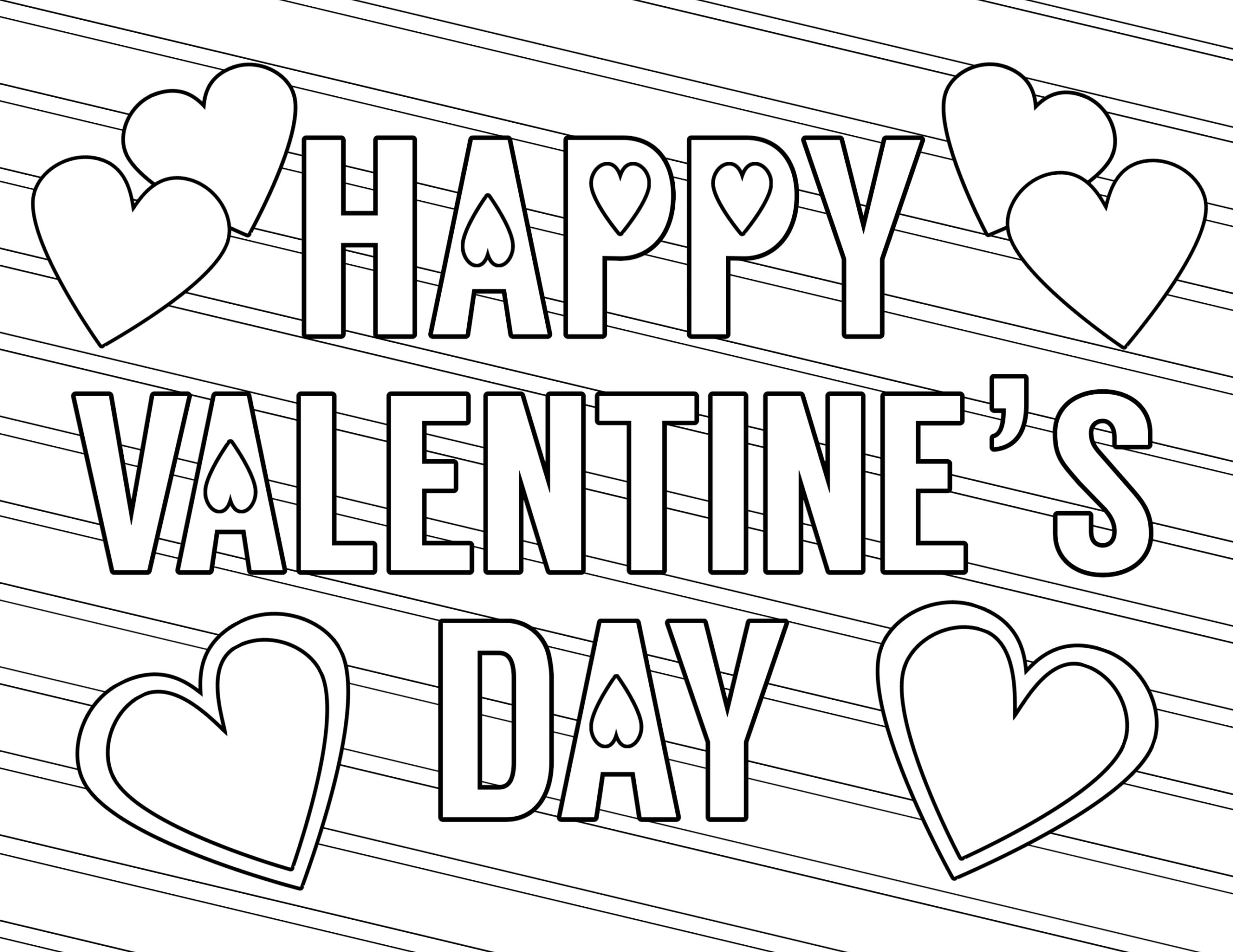 valentine coloring pictures free printable