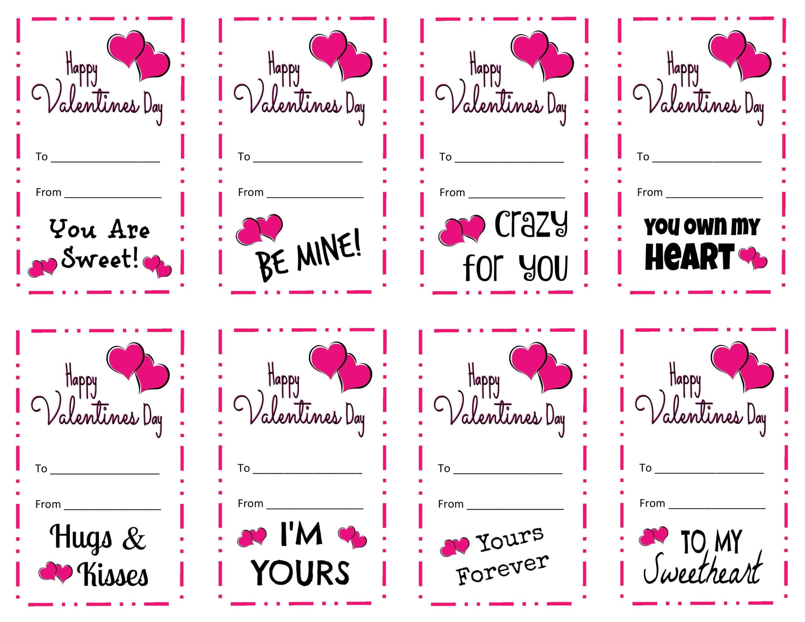 free printable valentines cards