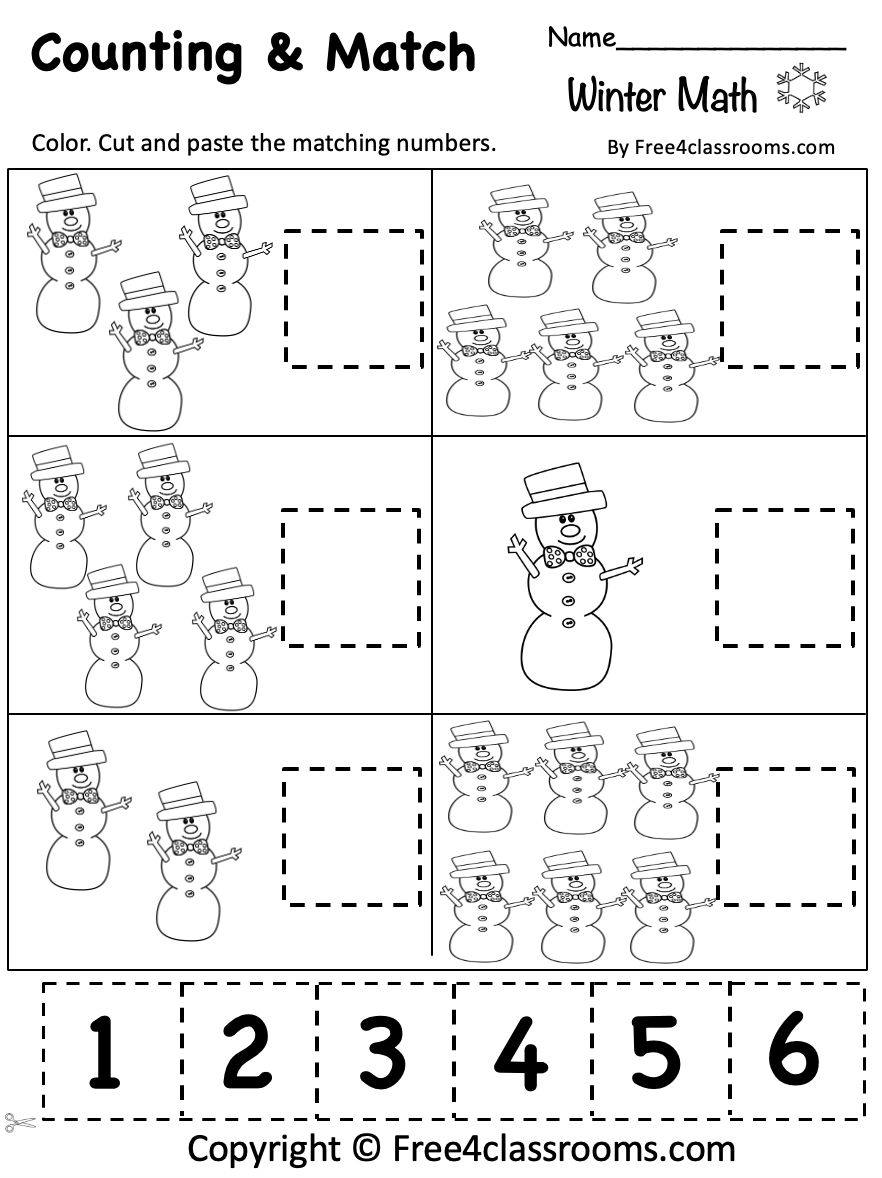 printable free preschool worksheets