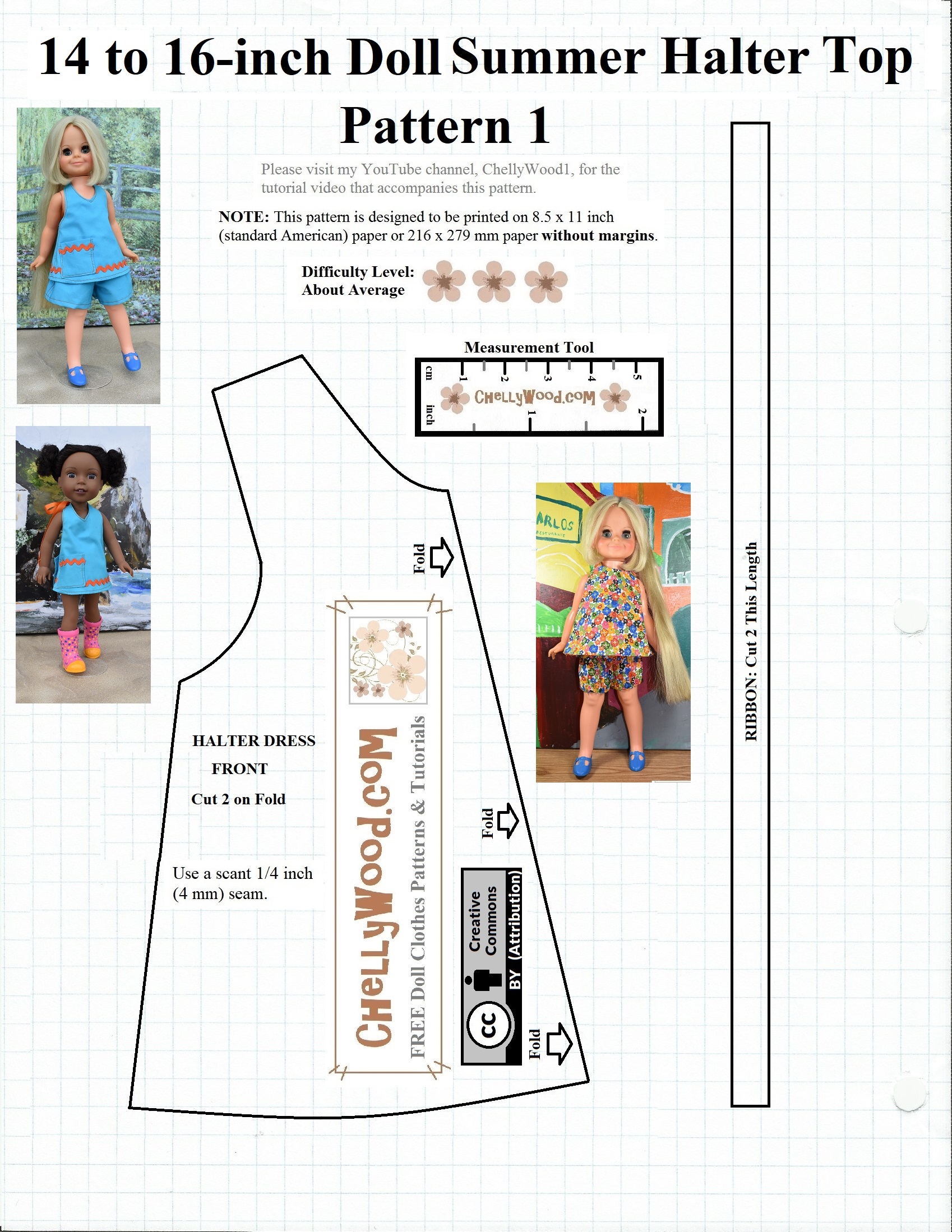 FREE sewing Pattern For 14 35 Cm dolls ChellyWood crafts Free Doll Clothes Patterns FREE sewing Pattern For 14 35 Cm dolls ChellyWood crafts Free Doll Clothes Patterns