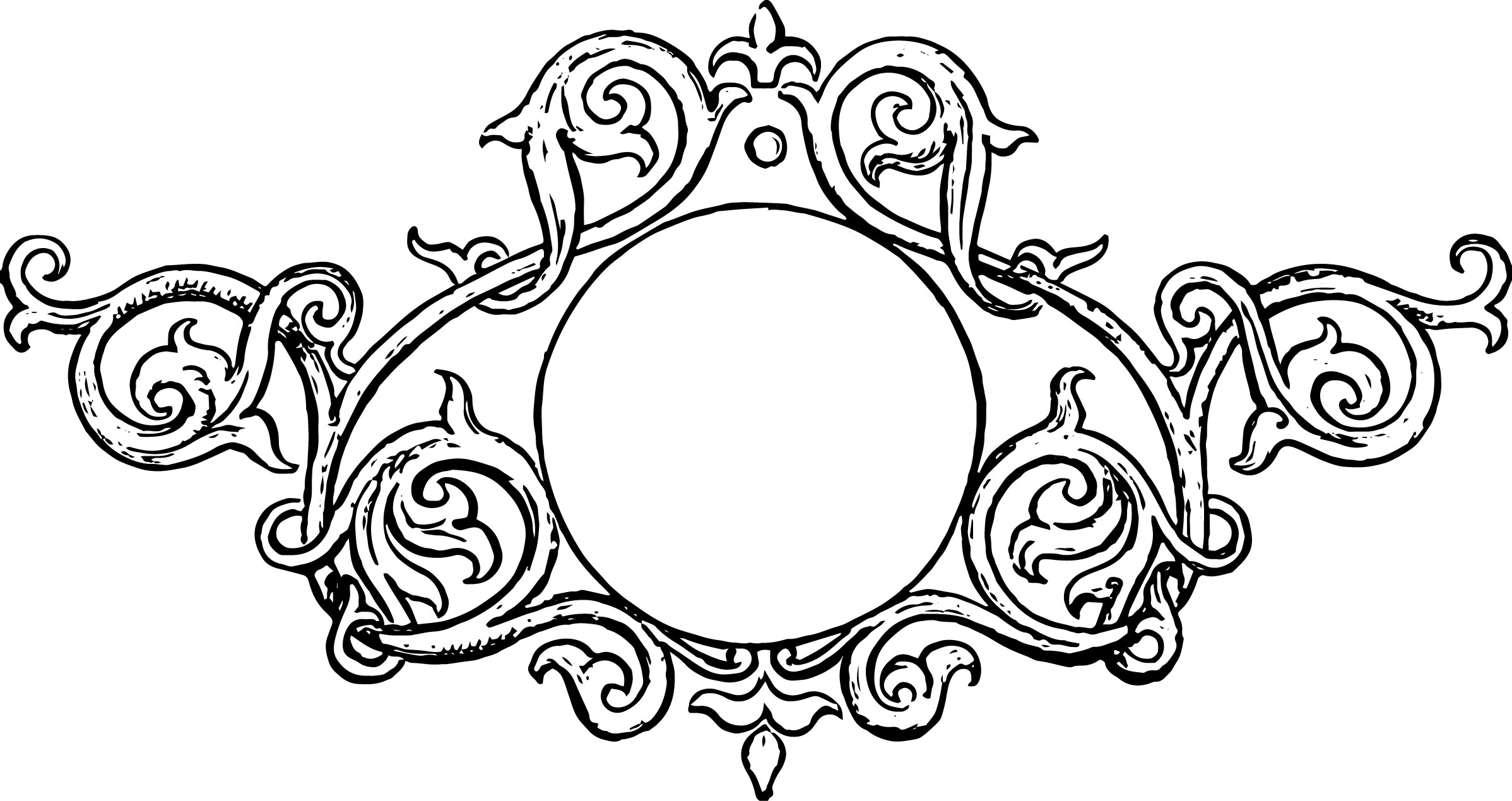 Free Stock Vector Ornate Vintage Frame With Clip Art With Printable PDF Free Stock Vector Ornate Vintage Frame With Clip Art With Printable PDF