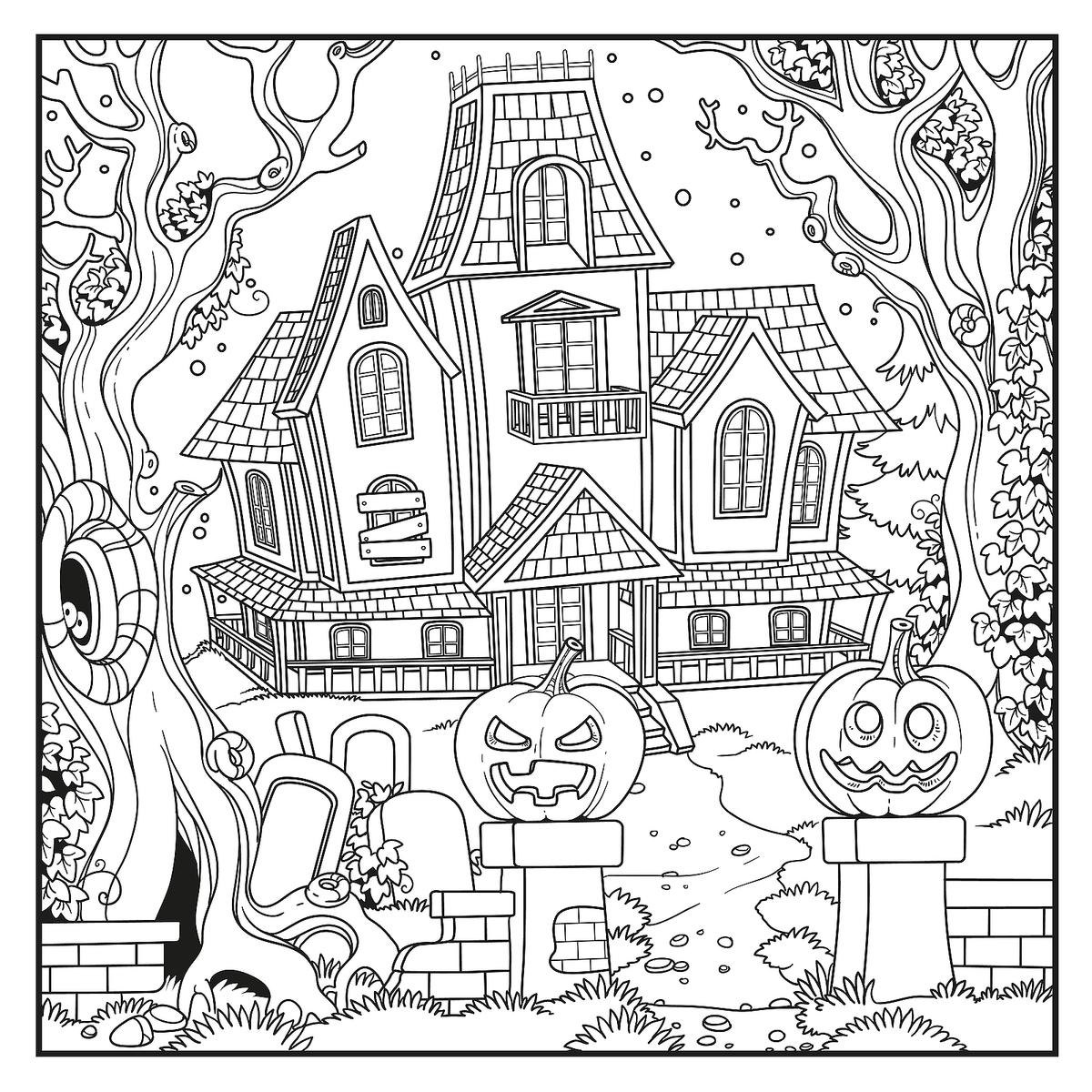 free printable halloween coloring sheets