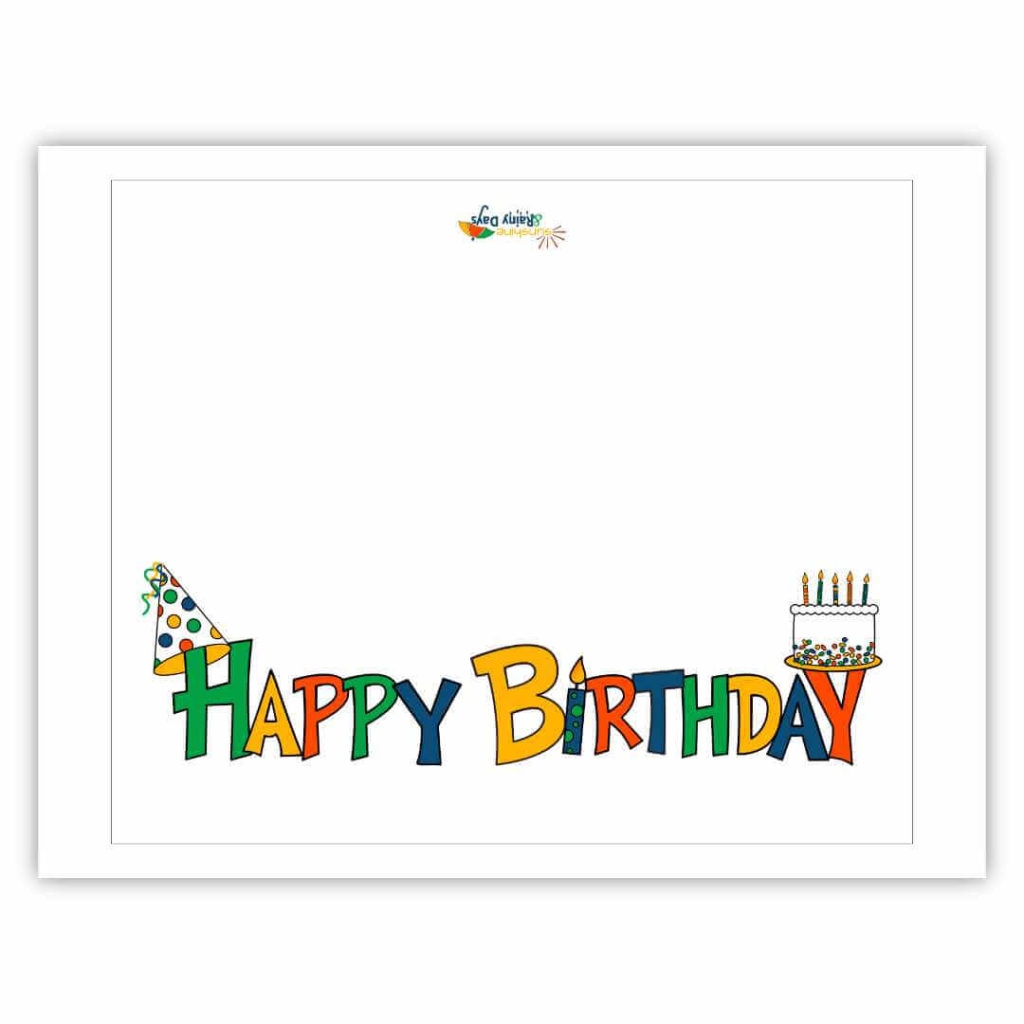 happy birthday card printable free happy birthday card printable free