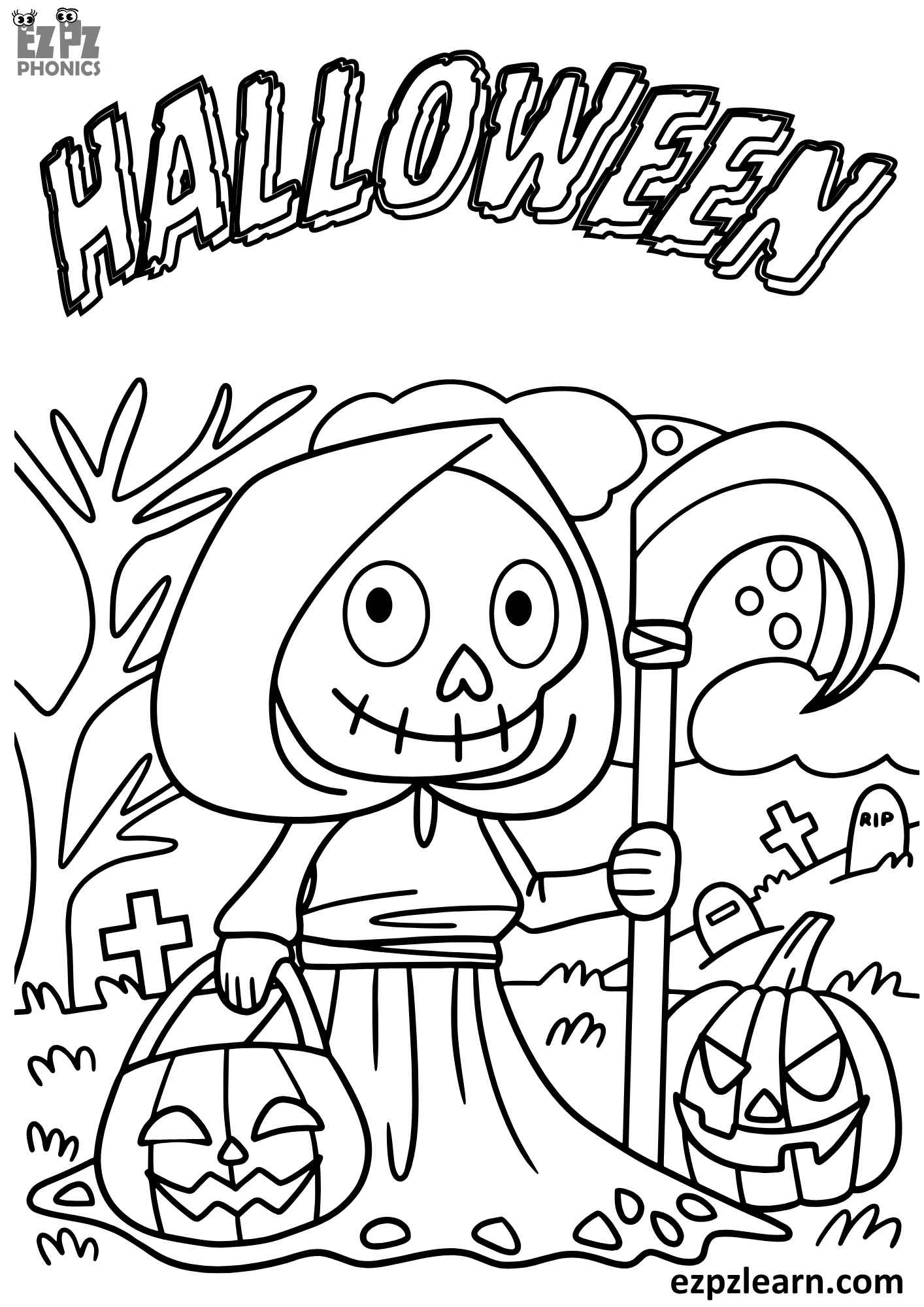 free printable halloween coloring pages