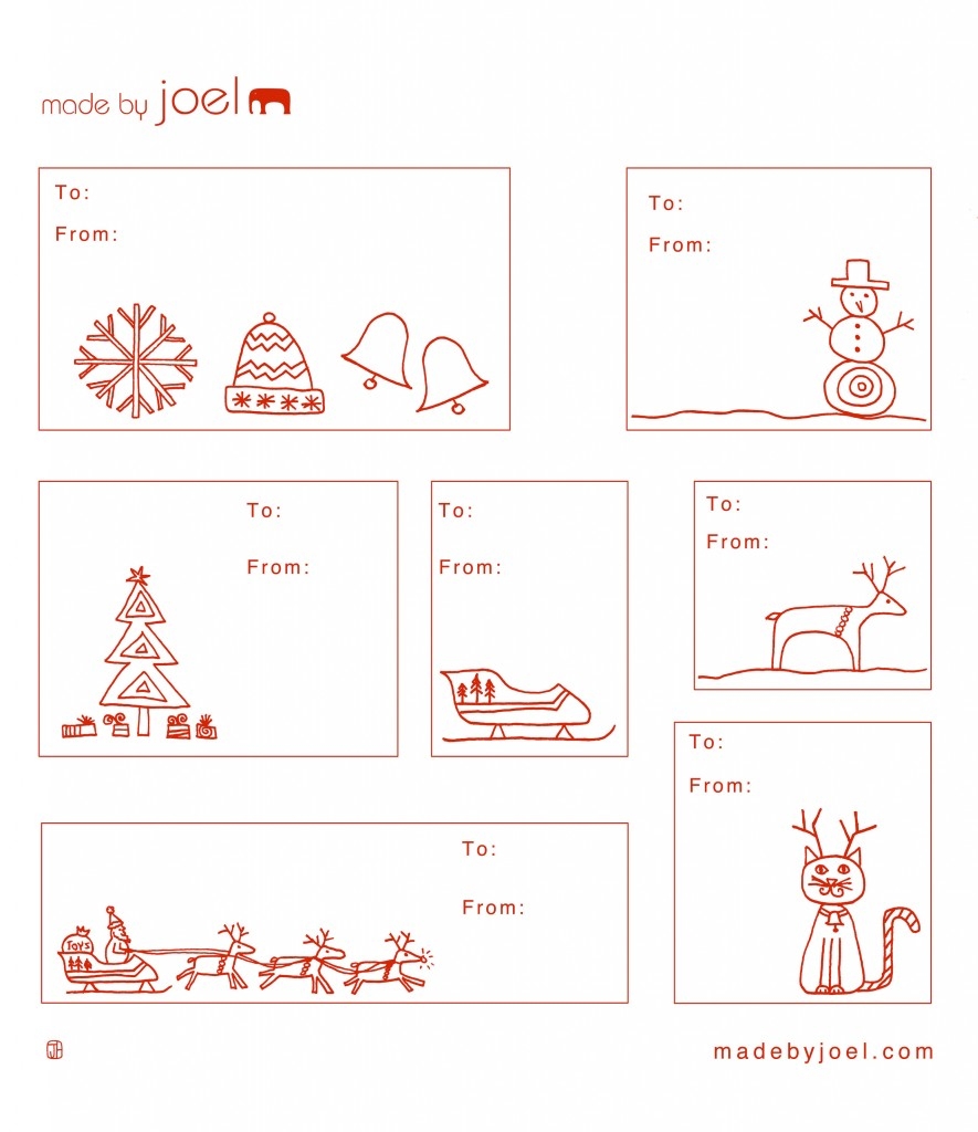 free printable gift tags printable