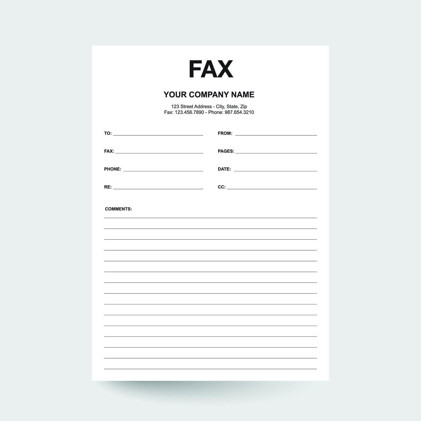 How To Make A Fax Cover Sheet Templates Free Downloads WPS Office Blog