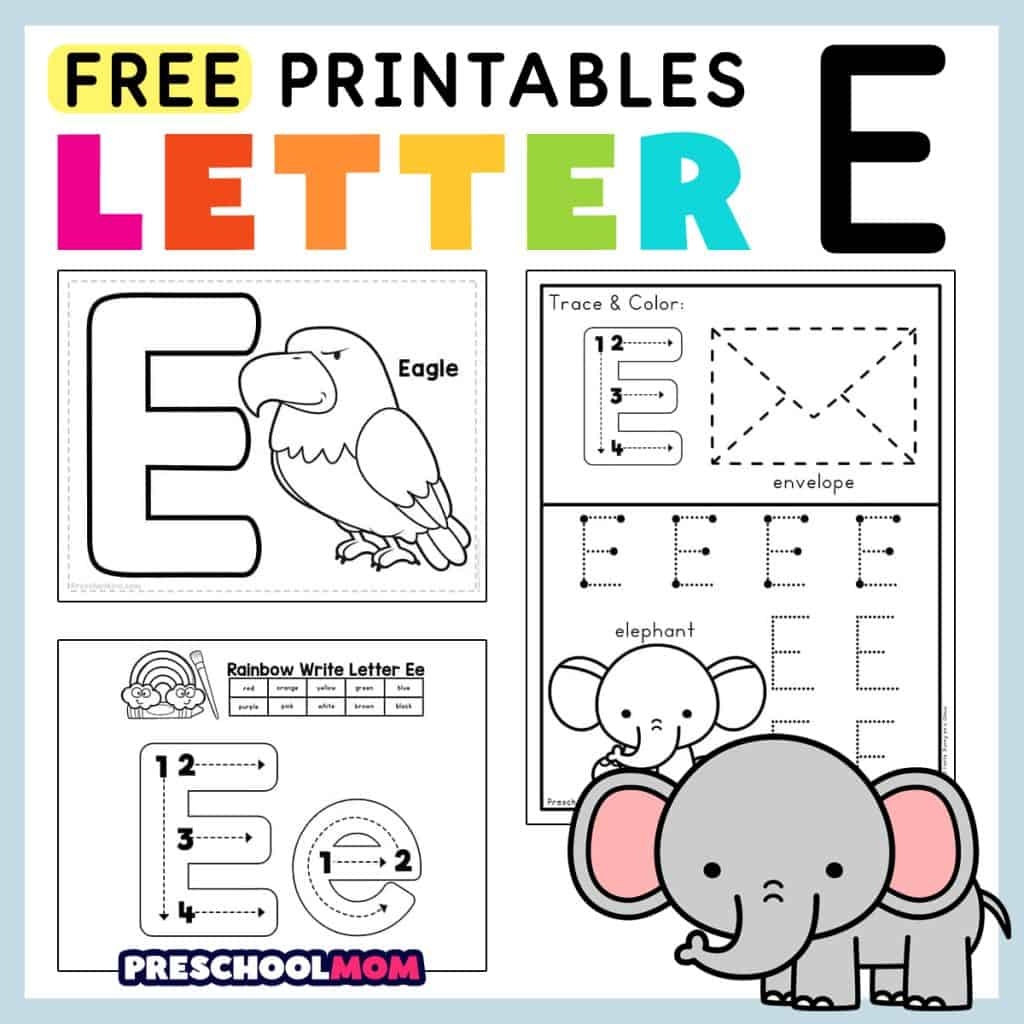 printable preschool learning sheets