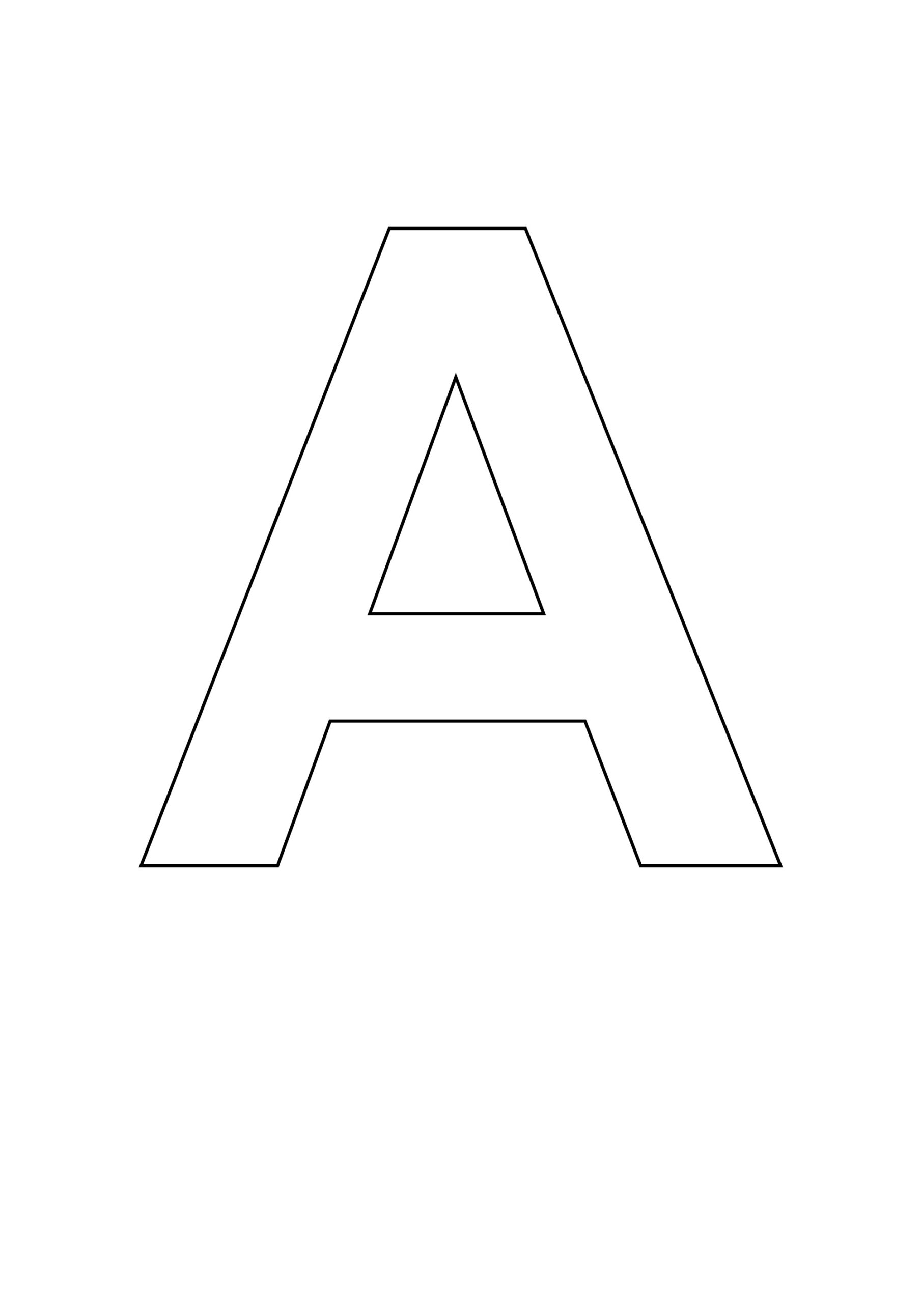 free printable letter stencils