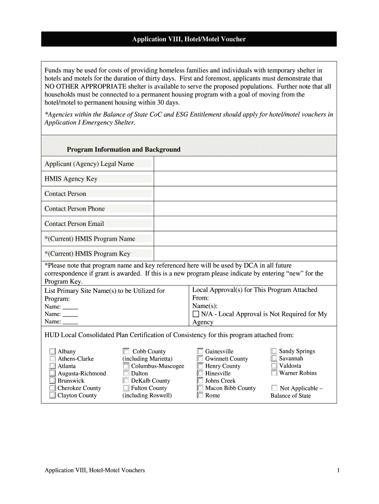 Motel Vouchers Online Fill Online Printable Fillable Blank PdfFiller