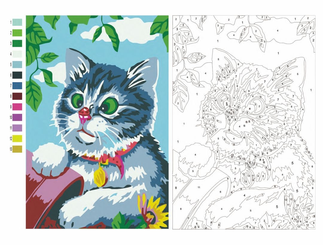 Paint By Number Templates 20 Free PDF Printables Printablee