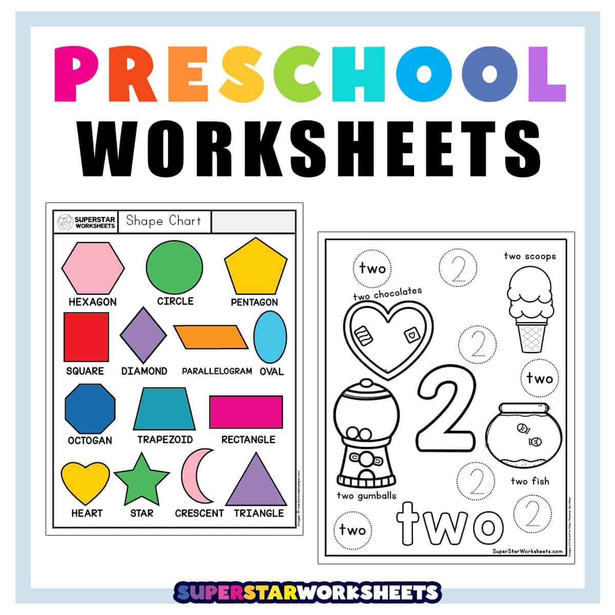 kindergarten worksheets free printable