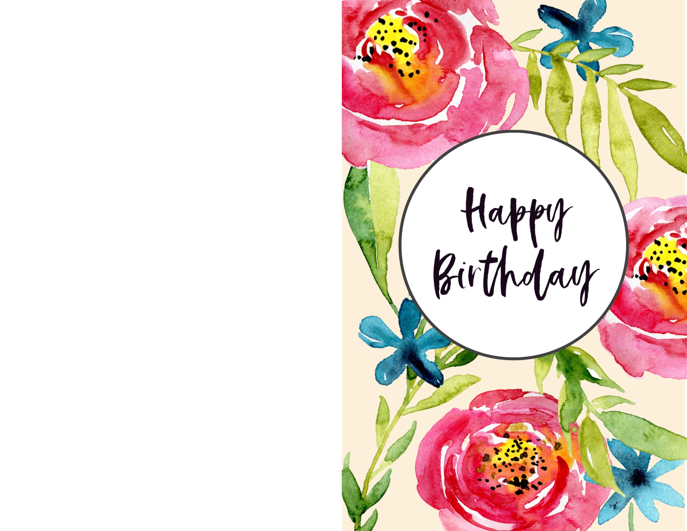 Printable Custom Birthday Cards Printable Party Favors Printable Custom Birthday Cards Printable Party Favors
