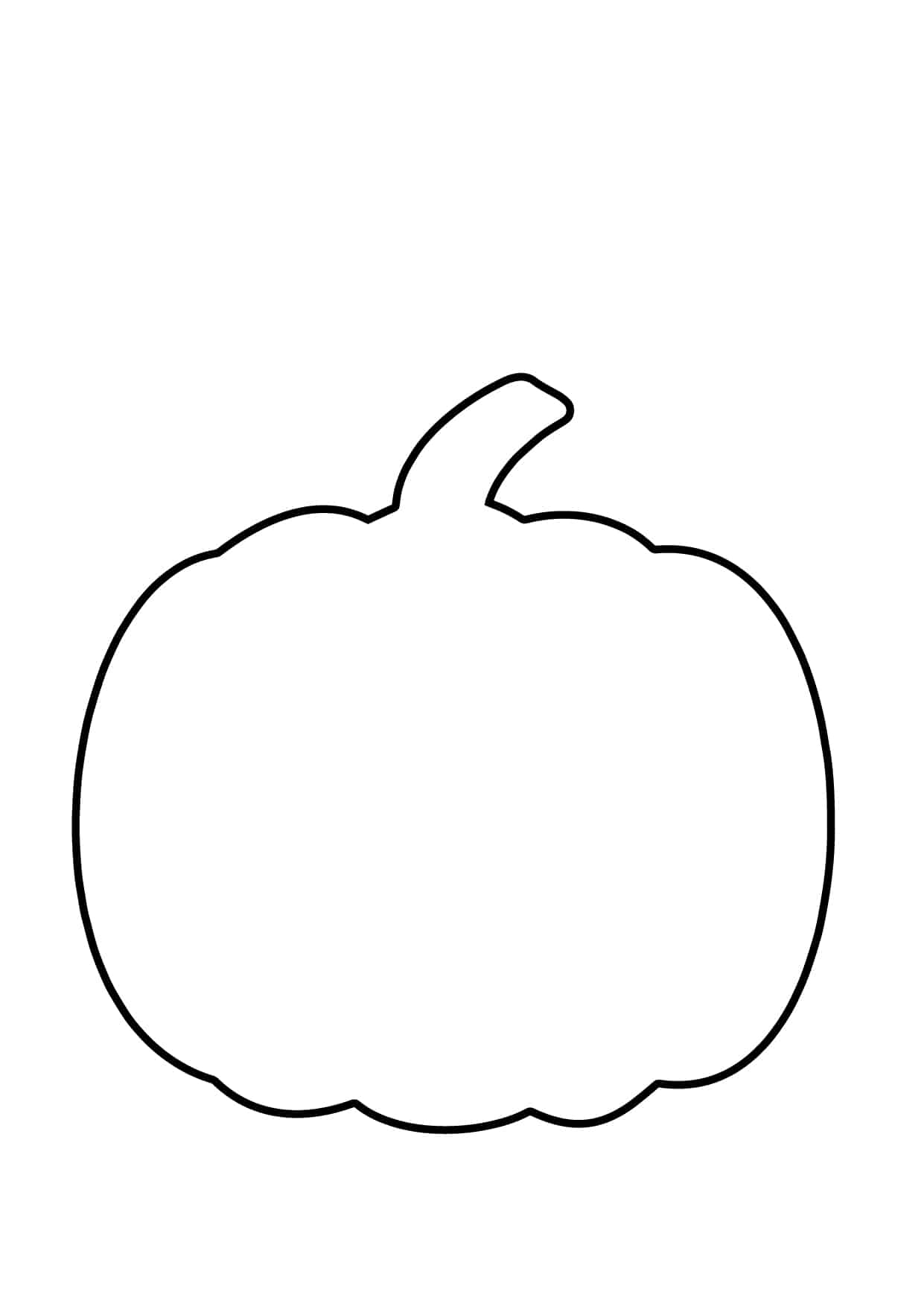 free printable pumpkin template
