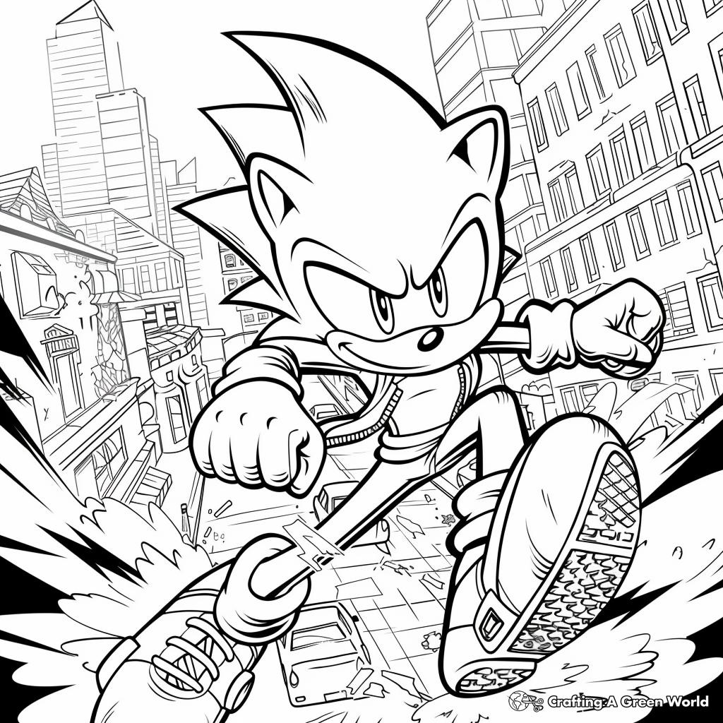 free printable sonic the hedgehog coloring pages