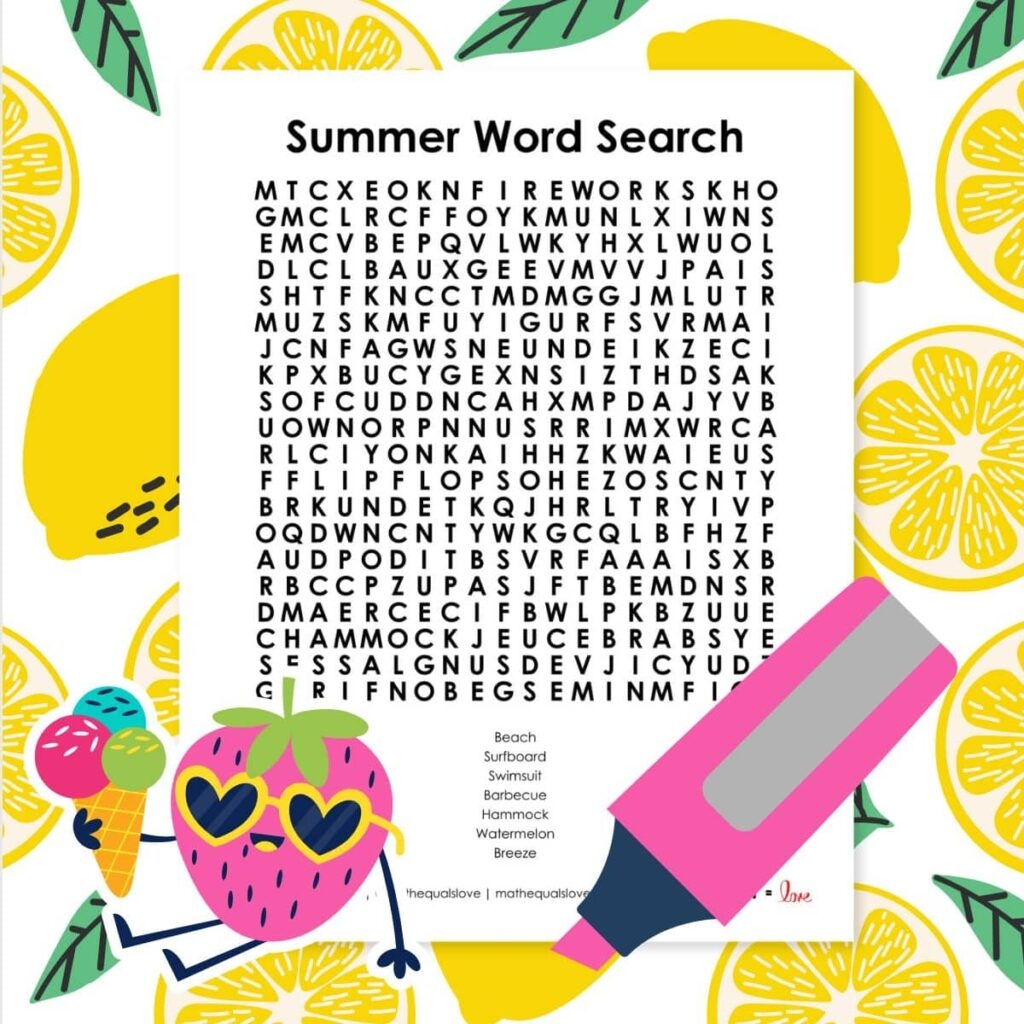 free word search puzzles printable