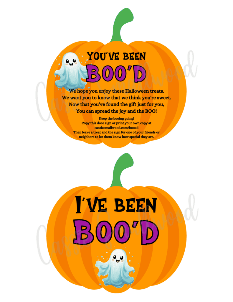 you've been booed printable pdf free