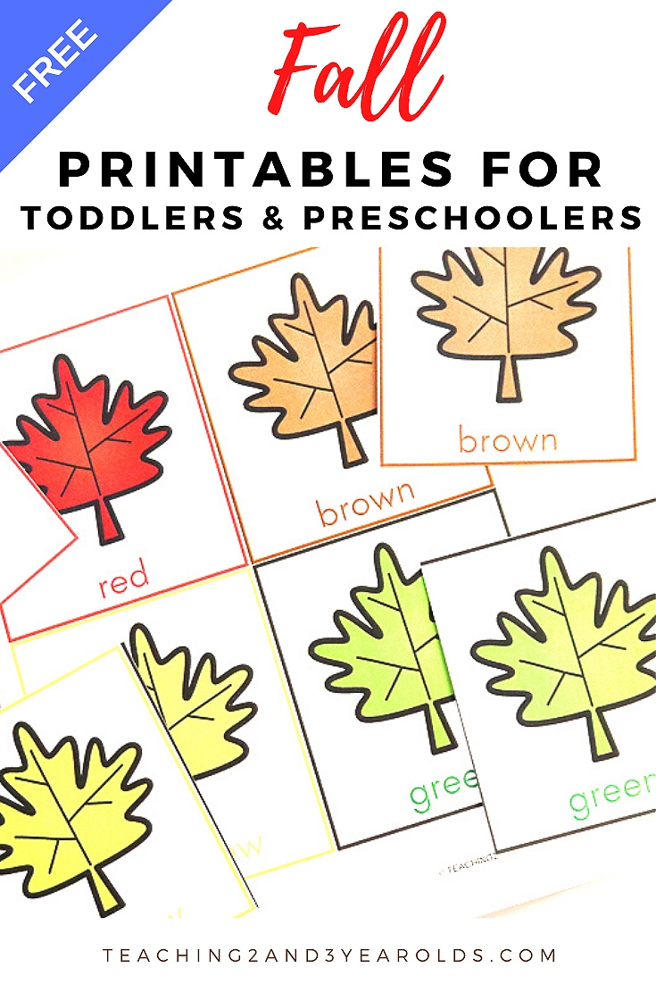 printable fall activities for preschoolers