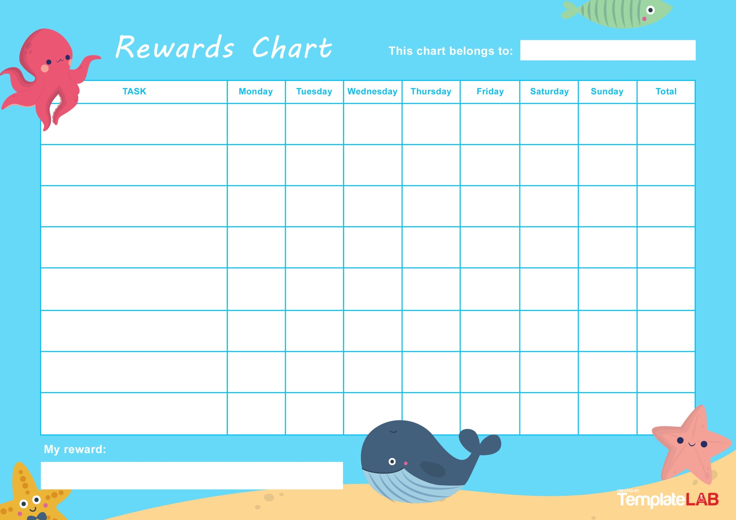 free printable reward charts